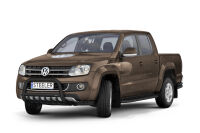 Orurowanie przednie z grillem CZARNE - Volkswagen Amarok (2009 - 2016)