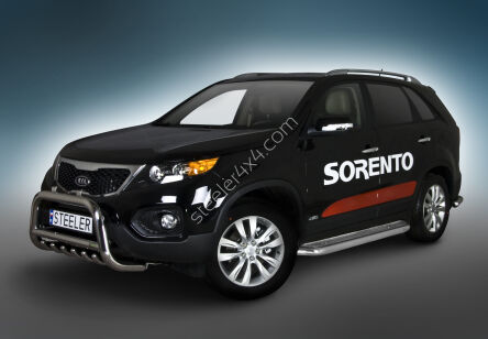 Stopnie boczne z blachą ryflowaną - KIA Sorento (2009 - 2012)