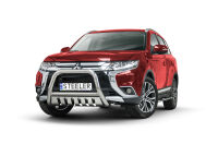 Frontschutzbügel mit Blech - Mitsubishi Outlander (2015 - 2018)