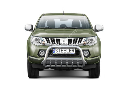 Pare-buffle avant avec grill - Mitsubishi L200 (2015 - 2019)