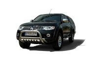 Pare-buffle avant avec plaque de protection - Mitsubishi L200 (2009 - 2015)