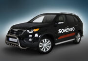 пороги из нержавеющей стали - KIA Sorento (2009 - 2012)