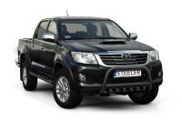 Pare-buffle avant avec grill NOIR - Toyota Hilux (2011 - 2015)