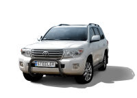 Frontschutzbügel SCHWARZ - Toyota Land Cruiser V8 (2012 - 2016)