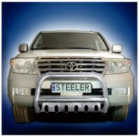 Frontschutzbügel mit Blech - Toyota Land Cruiser V8 (2007 - 2012)