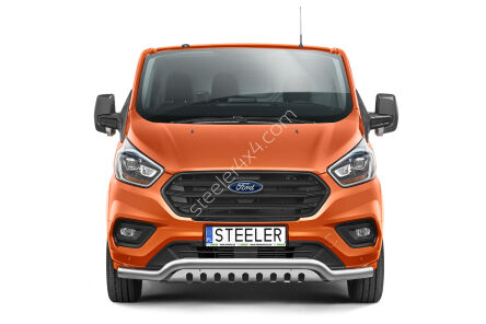 Frontschutzbügel mit Blech - Ford Transit Custom (2018 - 2023)