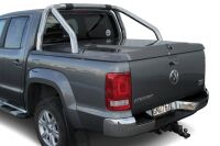 Tonneau cover (ABS) compatible with OE roll-bar - Volkswagen Amarok (2009 - 2016 - 2022)