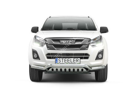 нижний передний бампер с защитой типа Б - Isuzu D-Max (2012 - 2017 -)