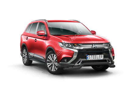 Orurowanie rozłożyste CZARNE - Mitsubishi Outlander (2018 - 2021)