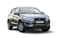 EC "A" bar with cross bar and axle-plate BLACK - Mitsubishi ASX (2012 - 2016)