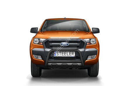 Orurowanie przednie z grillem CZARNE - Ford Ranger (2012 - 2016 - 2019)