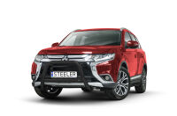 Frontschutzbügel mit Querstrebe SCHWARZ - Mitsubishi Outlander (2015 - 2018)