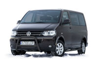 Pare-buffle avant avec barre transerversale NOIR - Volkswagen T5 (2003 - 2015)