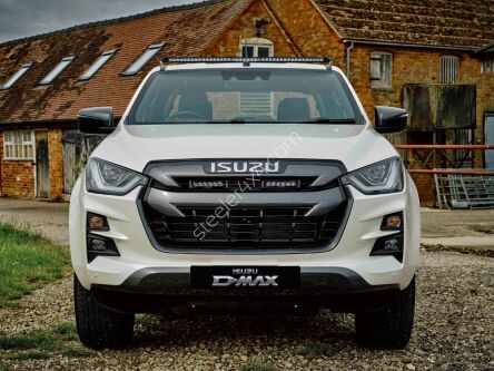 Zestaw dwóch lamp LAZER Linear 6 z systemem montażu w fabrycznym grillu - Isuzu D-Max (2021 - 2022)