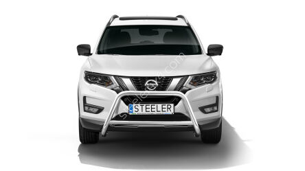 Pare-buffle avant avec barre transerversale - Nissan X-Trail (2018 - 2021)