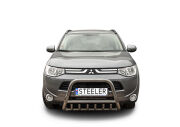 Orurowanie przednie z grillem - Mitsubishi Outlander (2012 - 2015)