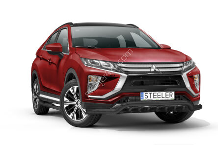 Frontschutzbügel mit Grill SCHWARZ - Mitsubishi Eclipse Cross (2017 - 2019)