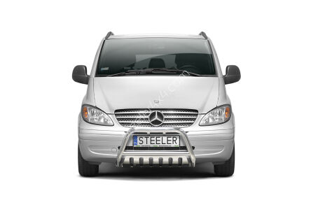 Pare-buffle avant avec plaque de protection - Mercedes-Benz Vito (2003 - 2010)