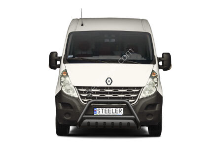 Pare-buffle avant avec plaque de protection NOIR - Renault Master (2010 - 2019)