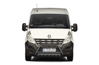EC "A" bar with cross bar and axle-plate BLACK - Renault Master (2010 - 2019)