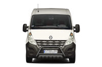 Frontschutzbügel mit Blech SCHWARZ - Renault Master (2010 - 2019)