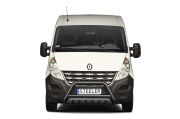 Orurowanie przednie z blachą CZARNE - Renault Master (2010 - 2019)