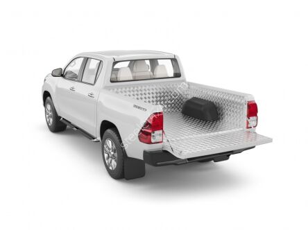 Aluminium bedliner - one and a half cabin - under rail - Nissan Navara (2015 -)