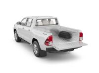 Aluminium bedliner - one and a half cabin - under rail - Nissan Navara (2015 -)