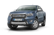 Orurowanie przednie bez poprzeczki CZARNE - Ford Ranger (2019 - 2022)