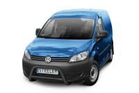 Pare-buffle avant avec barre transerversale NOIR - Volkswagen Caddy (2010 - 2020)