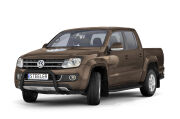 Orurowanie przednie bez poprzeczki CZARNE - Volkswagen Amarok (2009 - 2016)