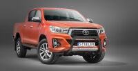 Pare-buffle sans barre transversale NOIR - Toyota Hilux (2018 - 2021)