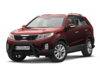 Orurowanie przednie bez poprzeczki CZARNE - KIA Sorento (2012 - 2015)