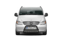 Frontschutzbügel mit Blech SCHWARZ - Mercedes-Benz Vito (2003 - 2010)