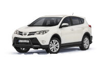 Orurowanie przednie z poprzeczką CZARNE - Toyota RAV4 (2013 - 2016)