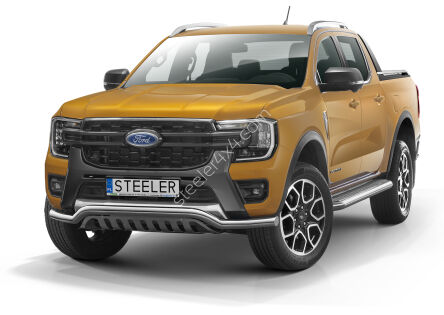 EC Low spoiler bar with axle-plate - Ford Ranger (2023 -)