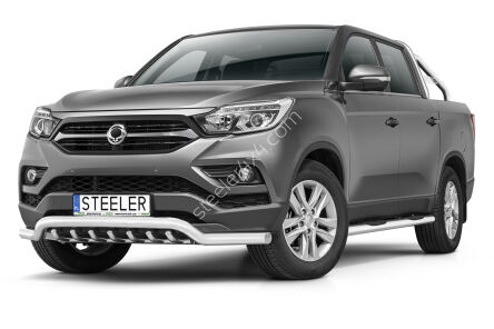 Front cintres pare-buffle avec grill - SsangYong Musso (2018 - 2021)