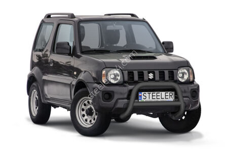 Frontschutzbügel mit Querstrebe SCHWARZ - Suzuki Jimny (2012 - 2018)