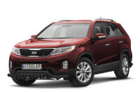 Frontschutzbügel mit Blech SCHWARZ - KIA Sorento (2012 - 2015)