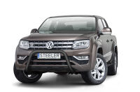 Orurowanie przednie bez poprzeczki CZARNE - Volkswagen Amarok V6 (2016 - 2022)