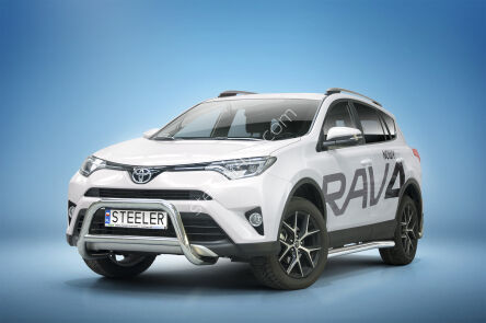 кенгурин с защитной пластиной - Toyota RAV4 (2016 - 2018)