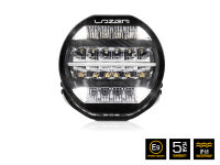 LAZER Sentinel 9'' Black ze światłami pozycyjnymi – okrągła lampa LED