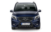 Pare-buffle avant avec plaque de protection NOIR - Mercedes-Benz Vito (2020 - 2024)