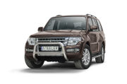 Pare-buffle avant avec barre transerversale - Mitsubishi Pajero (2007 - 2015)