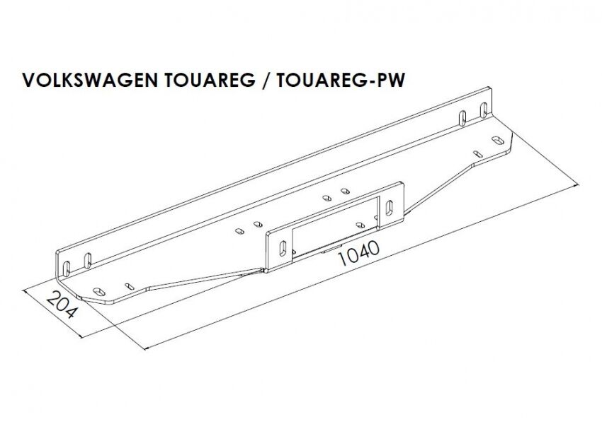 vw touareg winch