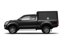 Aluminium technical canopy - with side doors - Isuzu D-Max extra cabin (2012 - 2017 - 2020)