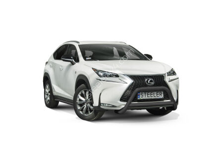 Orurowanie przednie z poprzeczką CZARNE - Lexus NX F-Sport (2014 - 2020)