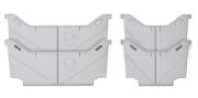 DECKED séparateurs de tiroirs (2 x étroit + 2 x large)