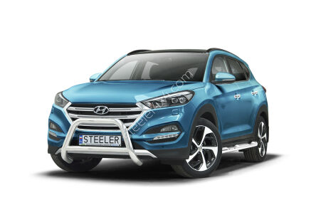 Pare-buffle avant avec barre transerversale - Hyundai Tucson (2015 - 2018)