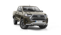 Front cintres pare-buffle avec plaque de protection - Toyota Hilux (2021 -)